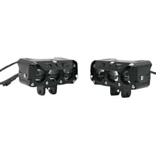 HJG 3 LED FOG LIGHT WITH HARNESS AND SWITCH