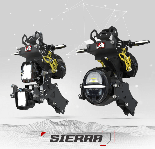 SIERRA RALLY TOWER HIMALAYAN 450 - STOCK HEADLIGHT MOUNTING_1